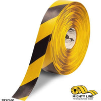 2” Yellow Floor Tape with Black Chevrons – 100’ Roll