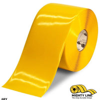 6" YELLOW Solid Color Tape - 100'  Roll - Safety Floor Tape