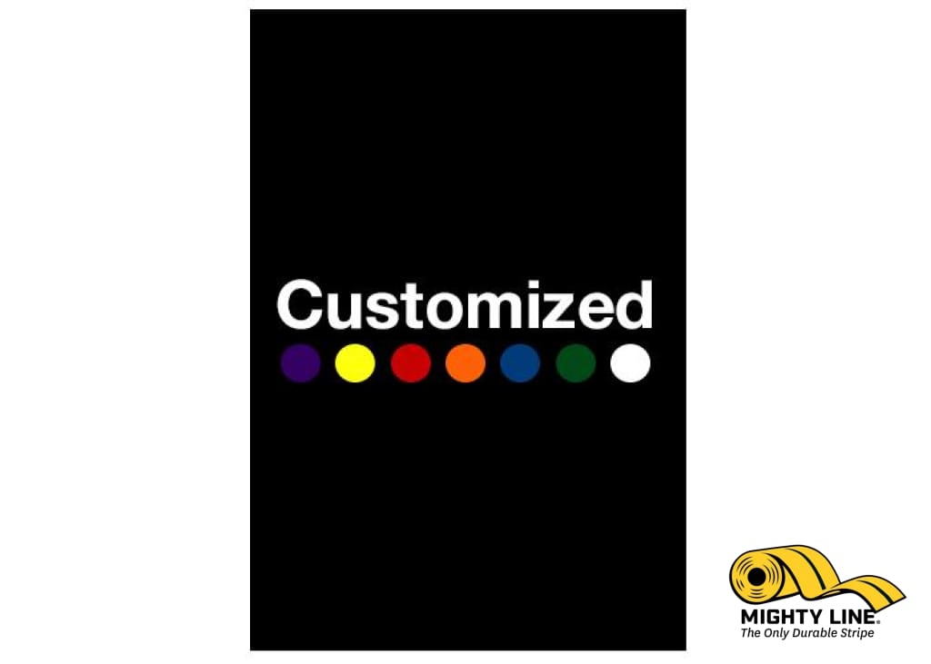 Custom Vertical Rectangle Shape Floor Sign