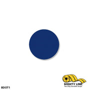 1" BLUE Solid DOT - Pack of 200 - Floor Marking