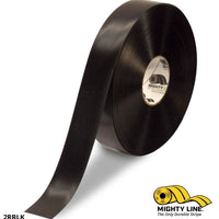 2" BLACK Solid Color Tape - 100'  Roll - Safety Floor Tape