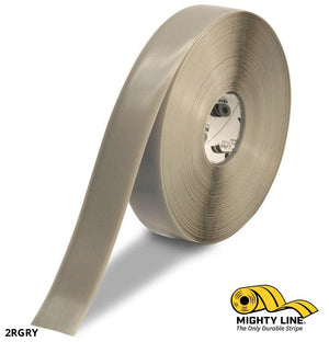 2" GRAY Solid Color Tape - 100'  Roll - Safety Floor Tape