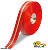 2" Red MightyGlow with Luminescent Center Line - 100'  Roll - Safety Floor Tape