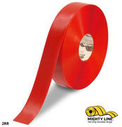 2" RED Solid Color Tape - 100'  Roll - Safety Floor Tape
