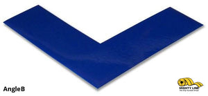 2” Solid Blue Floor Tape Angle – Pack of 100