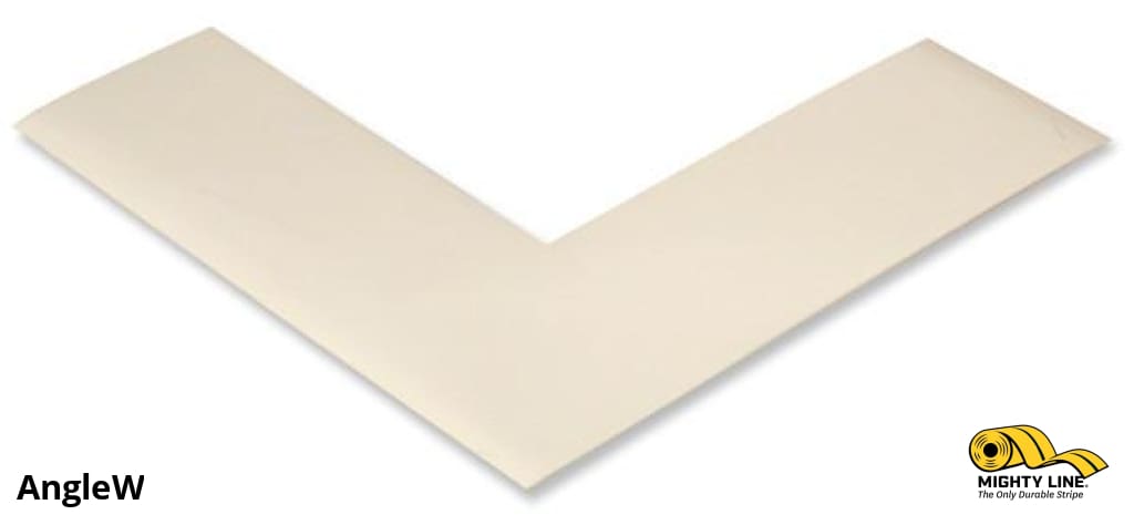 2” Solid White Floor Tape Angle – Pack of 100