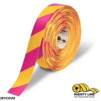 2” Yellow Floor Tape with Magenta Chevrons