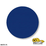 3.75" BLUE Solid DOT - Pack of 100 - Floor Marking