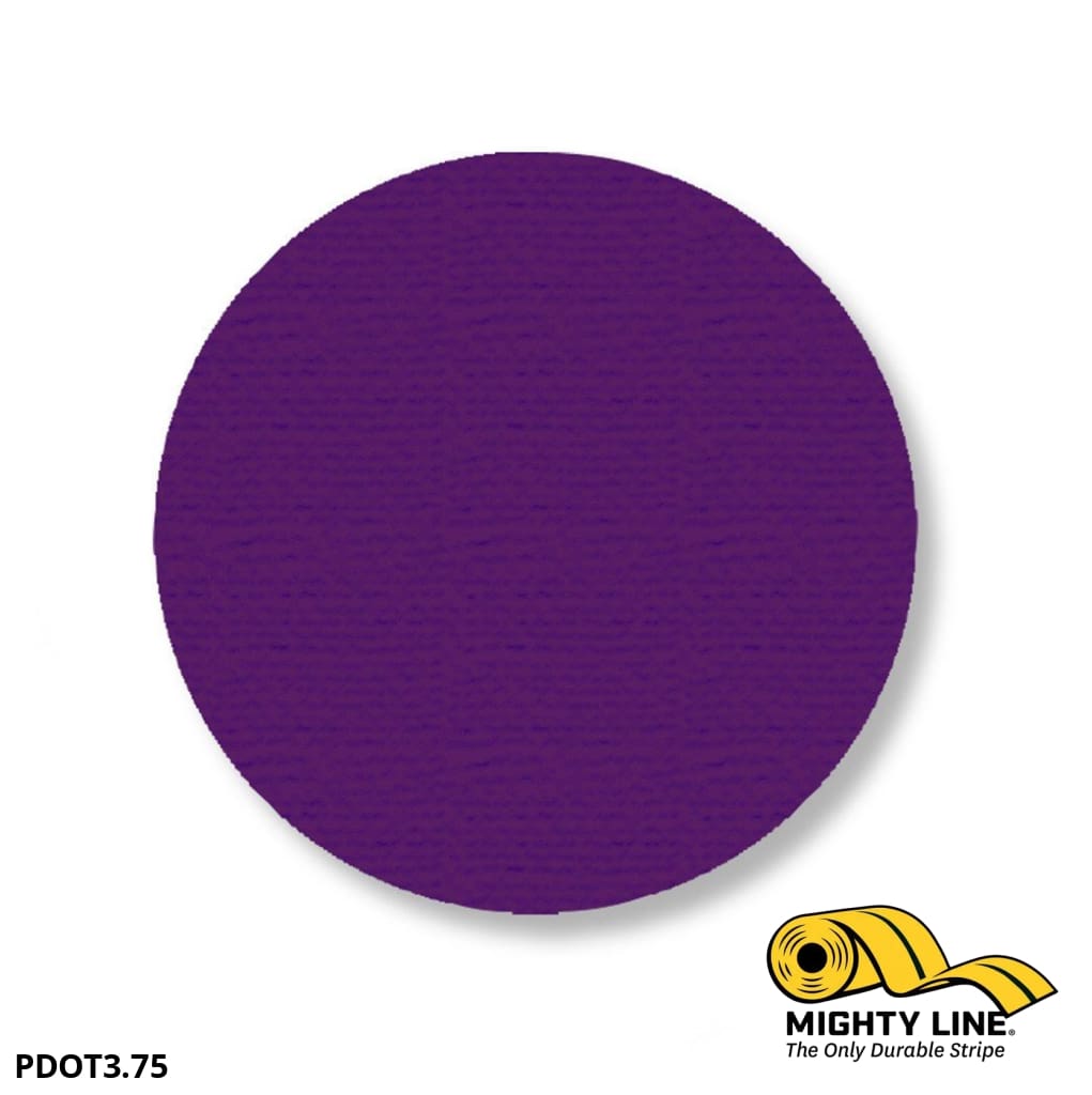 3.75" PURPLE Solid DOT - Pack of 100 - Floor Marking