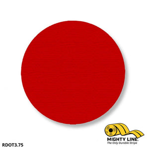 3.75" RED Solid DOT - Pack of 100 - Floor Marking
