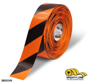 3 Orange Floor Tape With Black Chevrons 100 Roll Product