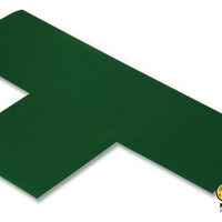 3" Wide Solid GREEN T - Pack of 100 - Floor Tape & Floor Marking