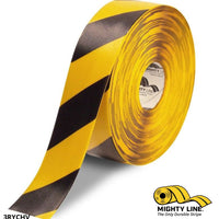 3” Yellow Floor Tape with Black Chevrons – 100’ Roll