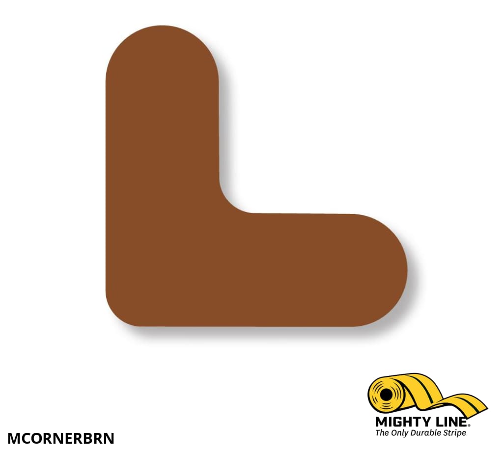 3/4" Wide Solid Brown Mini Corner – Pack of 108