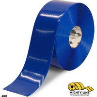 4" BLUE Solid Color Tape - 100'  Roll - Safety Floor Tape