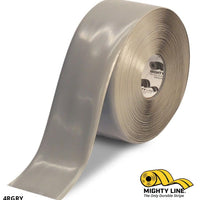 4" GRAY Solid Color Tape - 100'  Roll - Safety Floor Tape