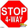 4-Way Stop Floor Sign