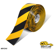 4 Yellow Floor Tape With Black Chevrons 100 Roll Product