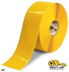 4” Yellow Floor Tape | 100' Safety Tape Roll | Mighty Line Tape