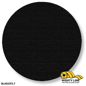 5.7" BLACK Solid DOT - Pack of 100 - Floor Marking