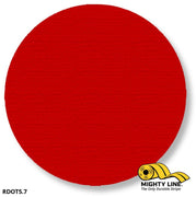 5.7" RED Solid DOT - Pack of 100 - Floor Marking