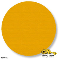 5.7” Yellow Solid Floor Tape Dot – Pack of 100