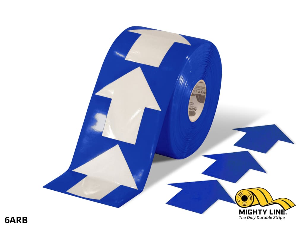 5.5” Blue Arrow Floor Tape Roll