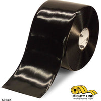 6" BLACK Solid Color Tape - 100'  Roll - Safety Floor Tape