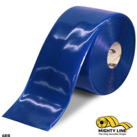 6" BLUE Solid Color Tape - 100'  Roll - Safety Floor Tape