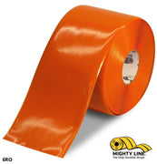 6" ORANGE Solid Color Tape - 100'  Roll - Safety Floor Tape