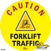 Caution Forklift Traffic Floor Signs