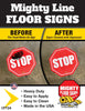 Caution Forklift Traffic Floor Signs