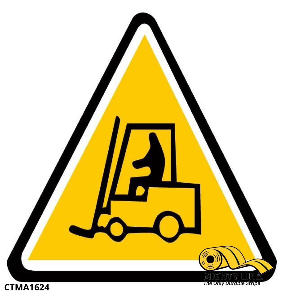 Caution Tow Motor Ahead Sign - 1 Sign - Floor Marking