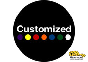 Custom Circle Shape Floor Sign