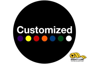 Custom Circle Shape Floor Sign