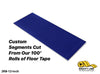 Custom Cut Segments - 2" BLUE Solid Color Tape - 100'  Roll