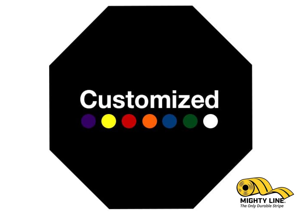 Octagonal Welcomesign Custom Octagon Shape Floor Sign | Increase Warehouse Safety | Mighty ...