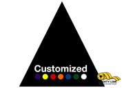 Custom Triangle Shape Floor Sign