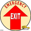 Emergency Exit Floor Sign