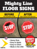 Emergency Eye Wash Floor Sign