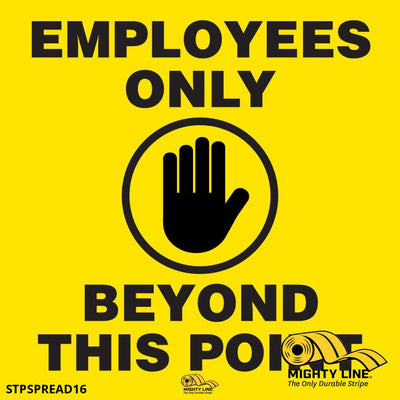 Employees Only Floor Sign Sku EmpOnly