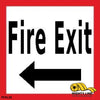 Fire Exit Left 24"x24"