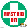 First Aid Kit, Mighty Line Floor Sign, Industrial Strength, 16" Wide