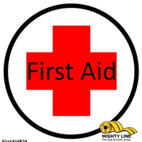 First Aid Station Here (Words) Sign - 1 Sign - Floor Marking
