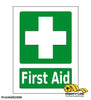 First Aid Station Sign (Green) - 1 Sign - Floor Marking