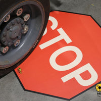 Floor Tape Stop Sign Stickers From Mighty Line Product