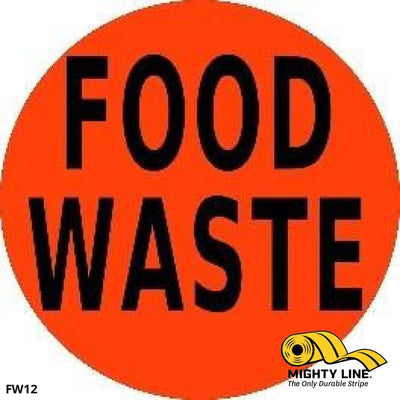 Food Waste Floor Sign