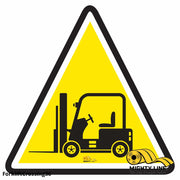 Forklift Crossing - Floor Marking Sign, 36"