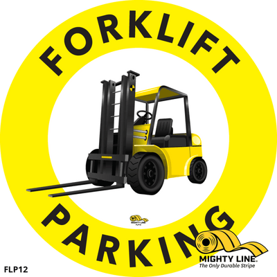 Forklift Parking Floor Sign