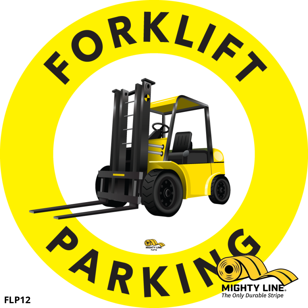 Forklift Parking Floor Sign